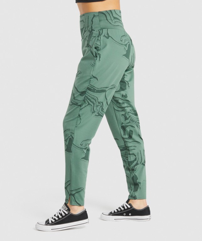 Gymshark GS Power Women's Joggers Green | UAE-61CFAE