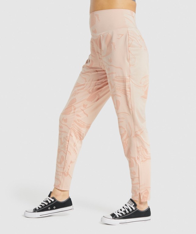 Gymshark GS Power Women's Joggers Light Pink | UAE-82GIOY