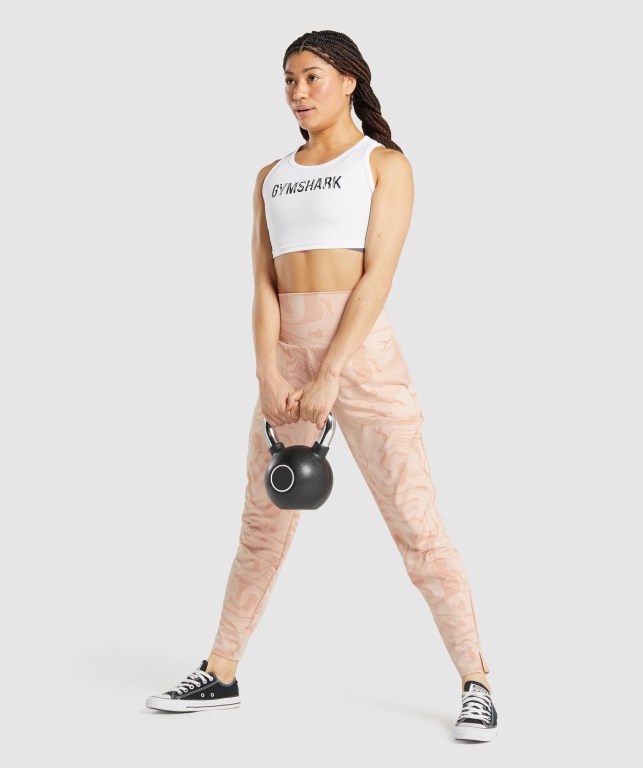 Gymshark GS Power Women's Joggers Light Pink | UAE-82GIOY