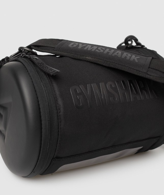 Gymshark Lifting Club Barrel Men's Bags & Backpacks Black | UAE-73EQZS