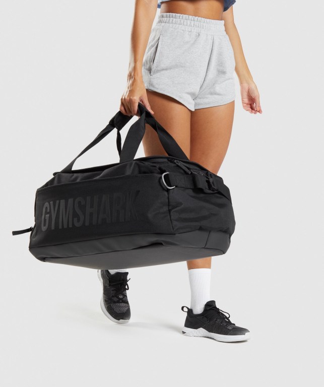 Gymshark Lifting Club Gym Men's Bags & Backpacks Black | UAE-48NFQH