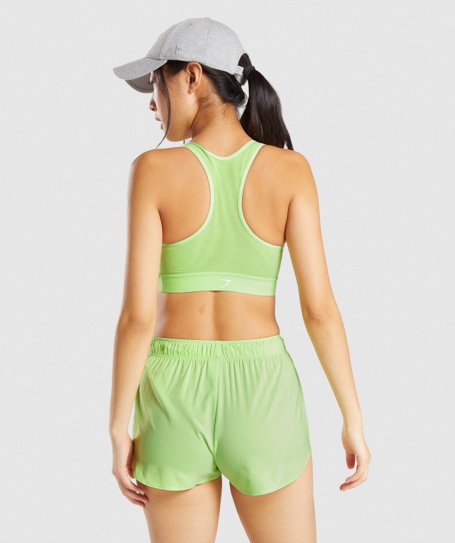 Gymshark Lightweight High Support Training Women's Sports Bra Green | UAE-05WSDN