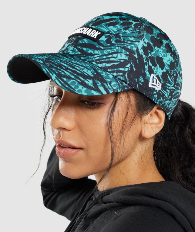 Gymshark Manimal Snapback Women's Headwear Turquoise | UAE-15DBEW