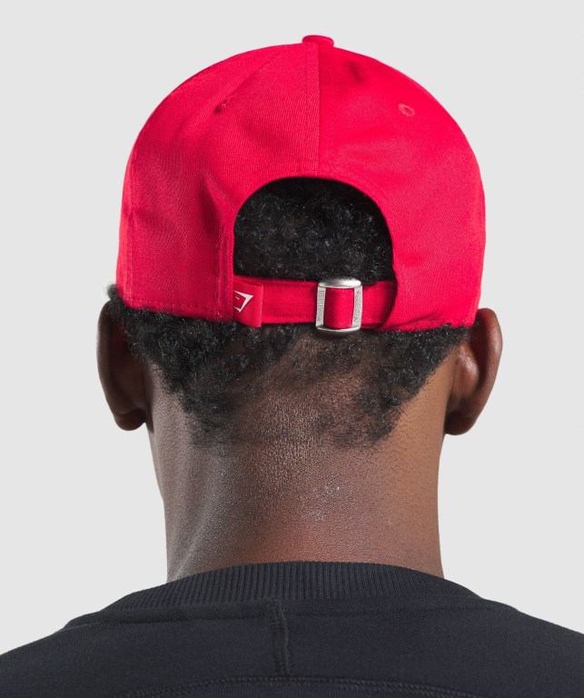 Gymshark New Era 9FORTY Adjustable Men's Headwear Red | UAE-27WJZD