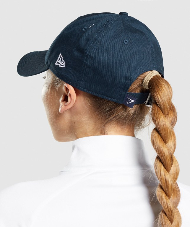 Gymshark New Era 9FORTY Adjustable Women's Headwear Blue | UAE-85KQJI