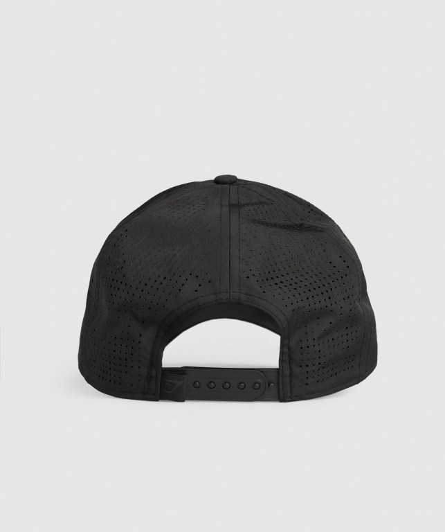 Gymshark New Era E-Frame Trucker Men's Headwear Black | UAE-79DSRH