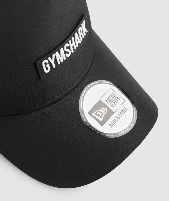 Gymshark New Era E-Frame Trucker Men's Headwear Black | UAE-79DSRH