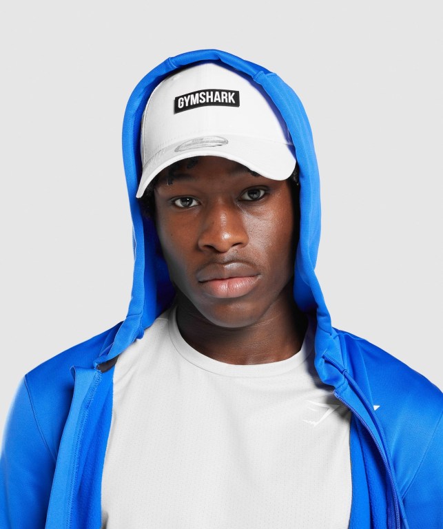 Gymshark New Era GS 9Forty Mesh Snapback Men's Headwear White | UAE-72YERO