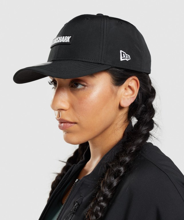 Gymshark New Era GS 9Forty Snapback Women's Headwear Black | UAE-30IQBJ