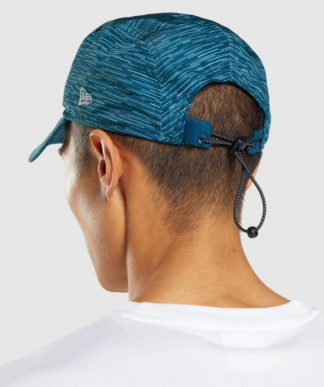 Gymshark New Era GS Tech Cap Men's Headwear Turquoise | UAE-19KBIW