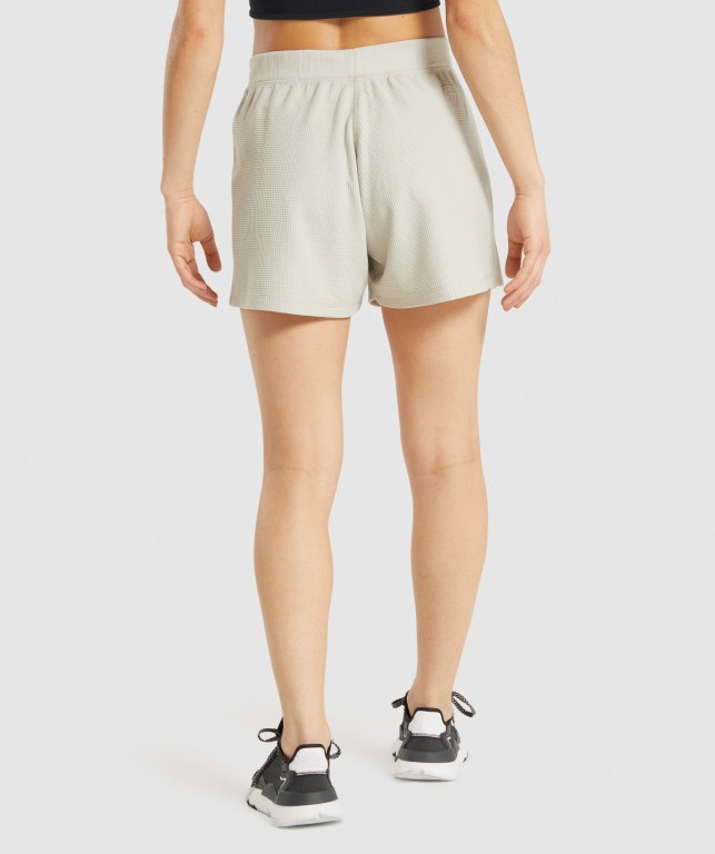 Gymshark Pause Loose Women's Shorts Grey | UAE-29YVMP