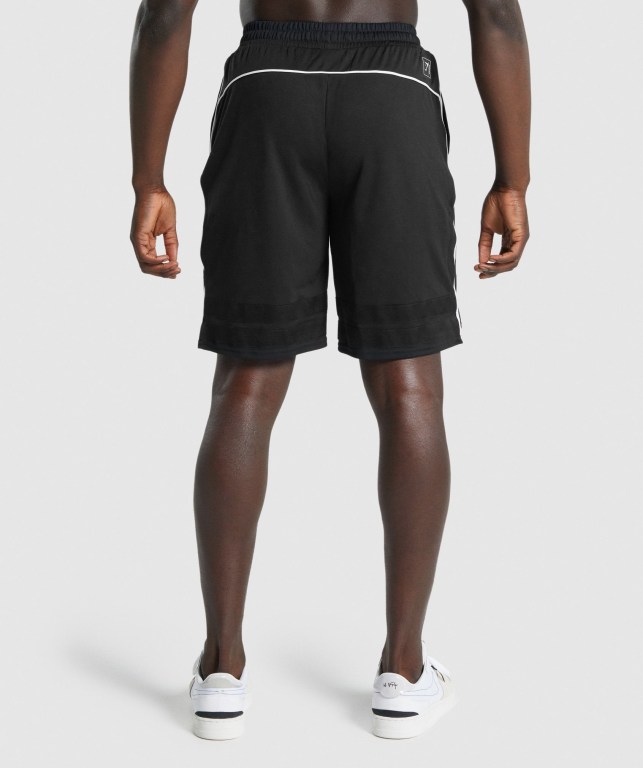 Gymshark Recess Basketball Men's Shorts Black | UAE-67TELF