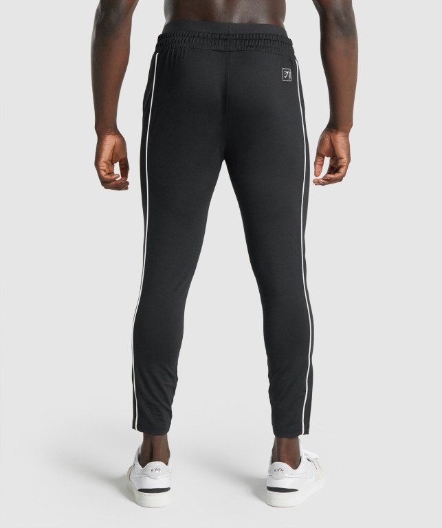 Gymshark Recess Men's Joggers Black | UAE-80VWRZ