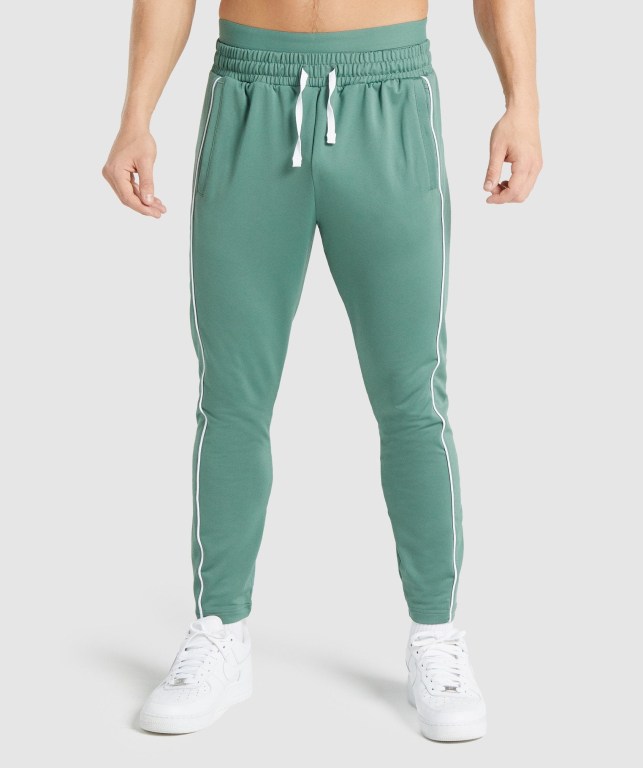 Gymshark Recess Men\'s Joggers Green | UAE-36TCXL