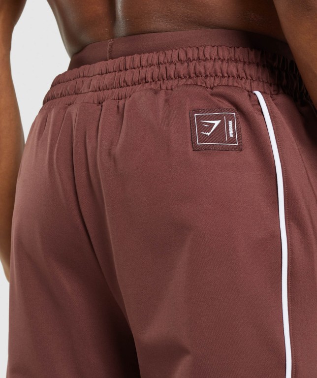 Gymshark Recess Men's Joggers Pink Brown / White | UAE-48ERPD