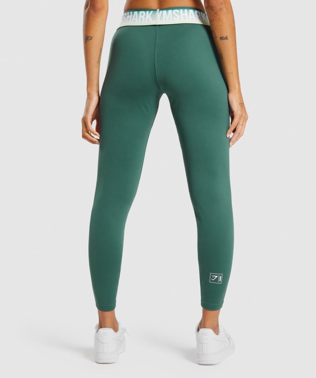 Gymshark Recess Women's Joggers Dark Green | UAE-57MGDT