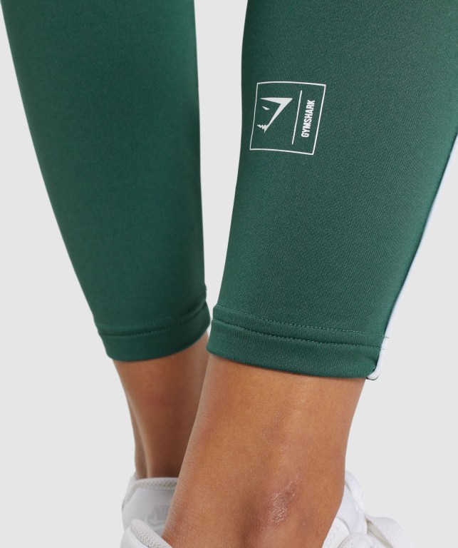 Gymshark Recess Women's Joggers Dark Green | UAE-57MGDT