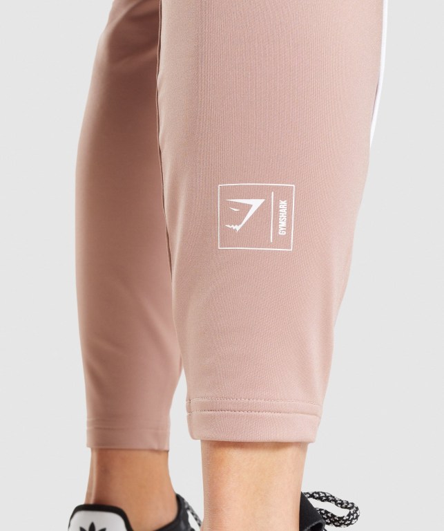 Gymshark Recess Women's Joggers Grey Brown | UAE-18BDAJ