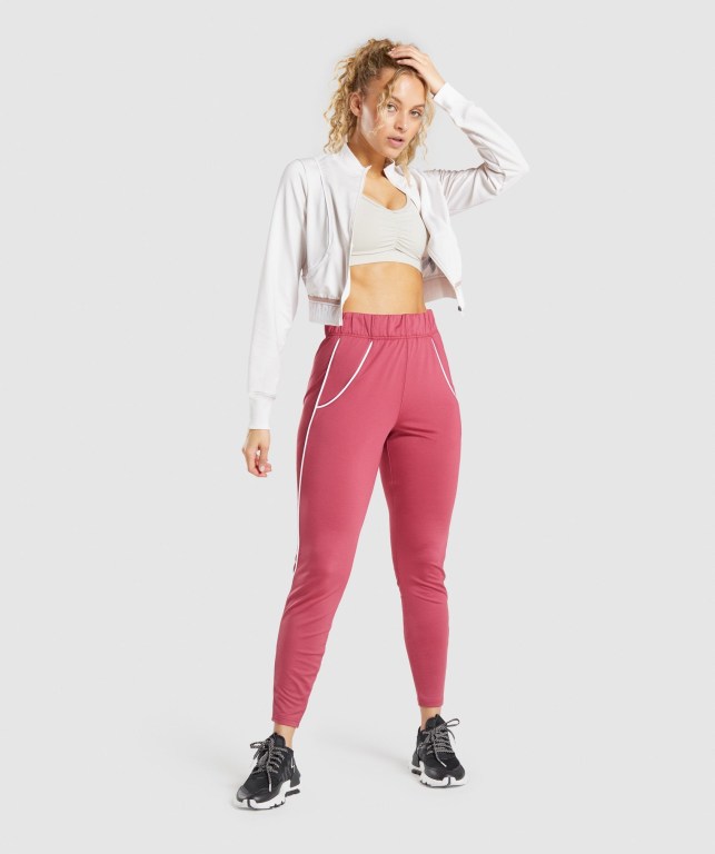 Gymshark Recess Women's Joggers Pink | UAE-06WXSD