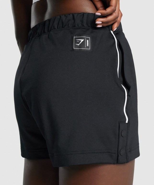 Gymshark Recess Women's Shorts Black | UAE-28FELB