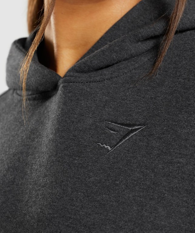 Gymshark Rest Day Sweats Women's Hoodies Black | UAE-94OMTS