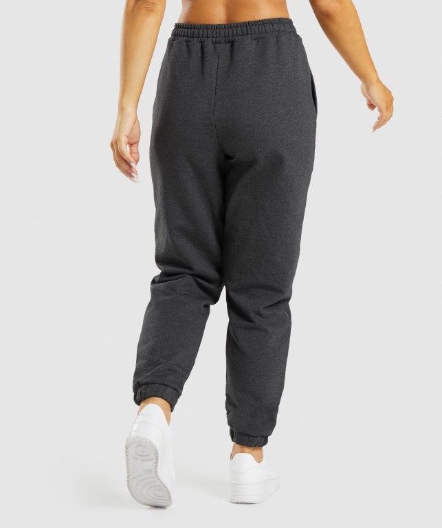 Gymshark Rest Day Sweats Women's Joggers Black | UAE-04FLQS