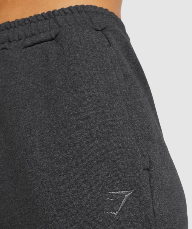 Gymshark Rest Day Sweats Women's Joggers Black | UAE-04FLQS