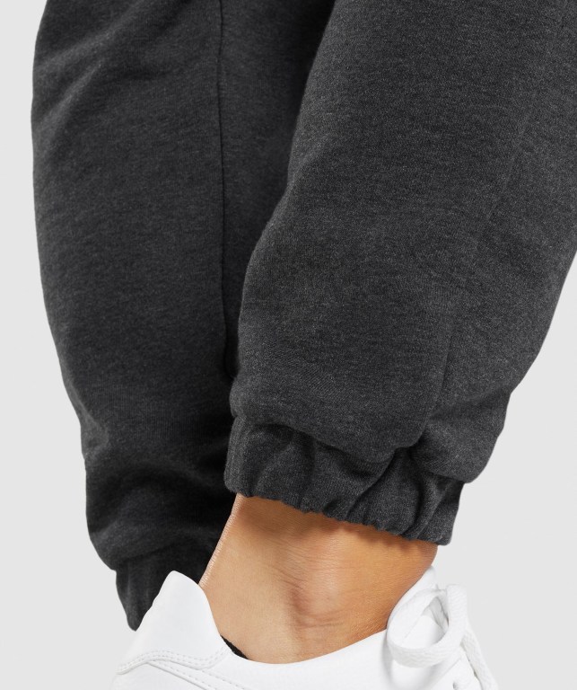 Gymshark Rest Day Sweats Women's Joggers Black | UAE-04FLQS