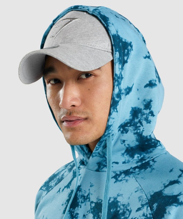 Gymshark Restore Men's Hoodies Turquoise | UAE-43ZUXI