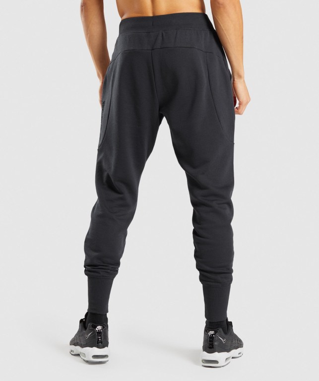 Gymshark Restore Men's Joggers Black | UAE-37TZBN