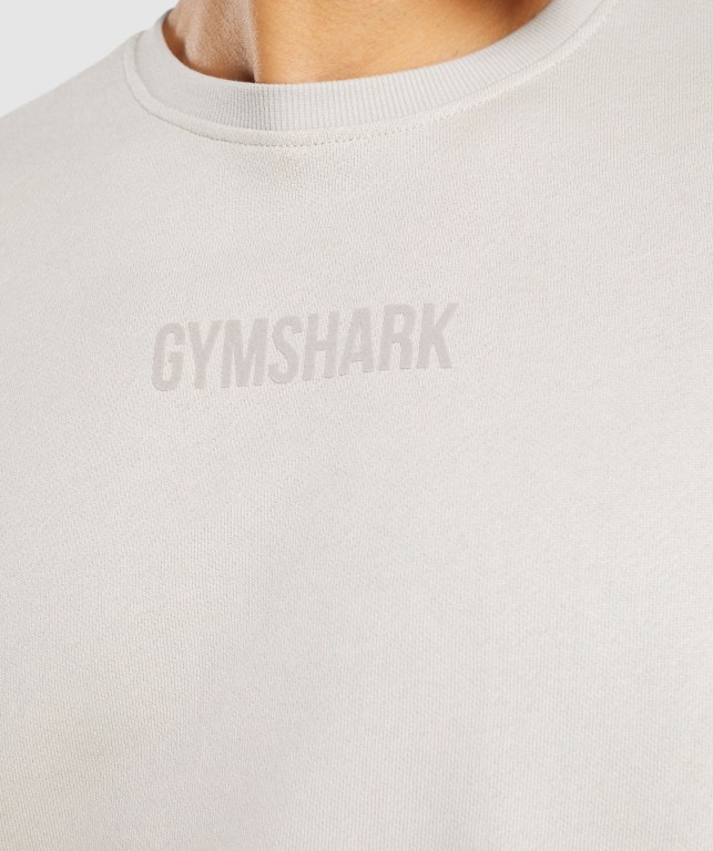 Gymshark Restore Sweatshirt Men's Hoodies Grey | UAE-56EFOX