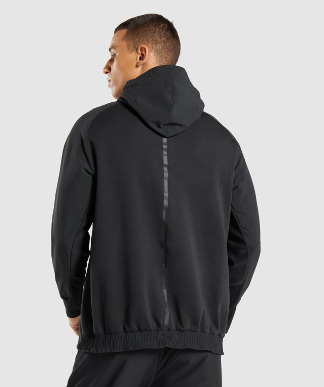 Gymshark Retake Men's Hoodies Black | UAE-78XWDS