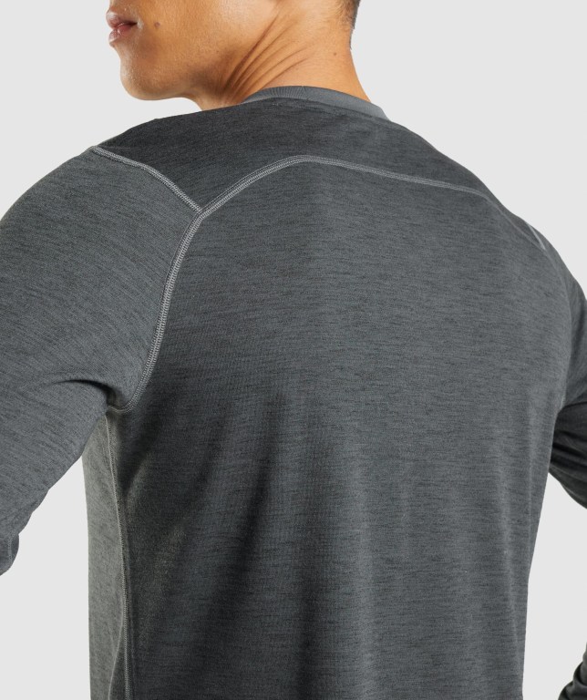 Gymshark Retake Men's T Shirts Grey | UAE-47YHNL