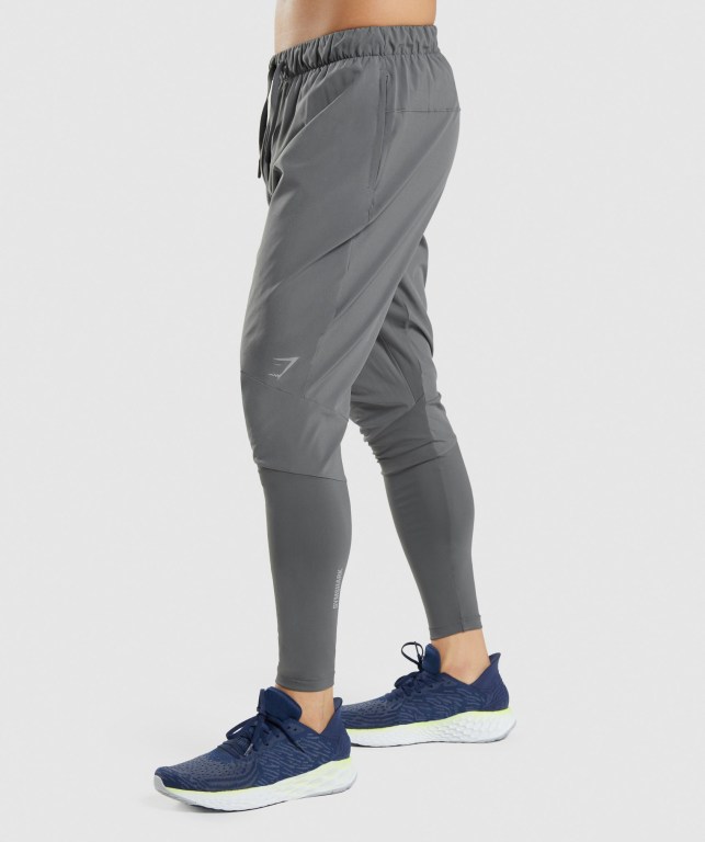 Gymshark Speed Men's Joggers Grey | UAE-24RUAO