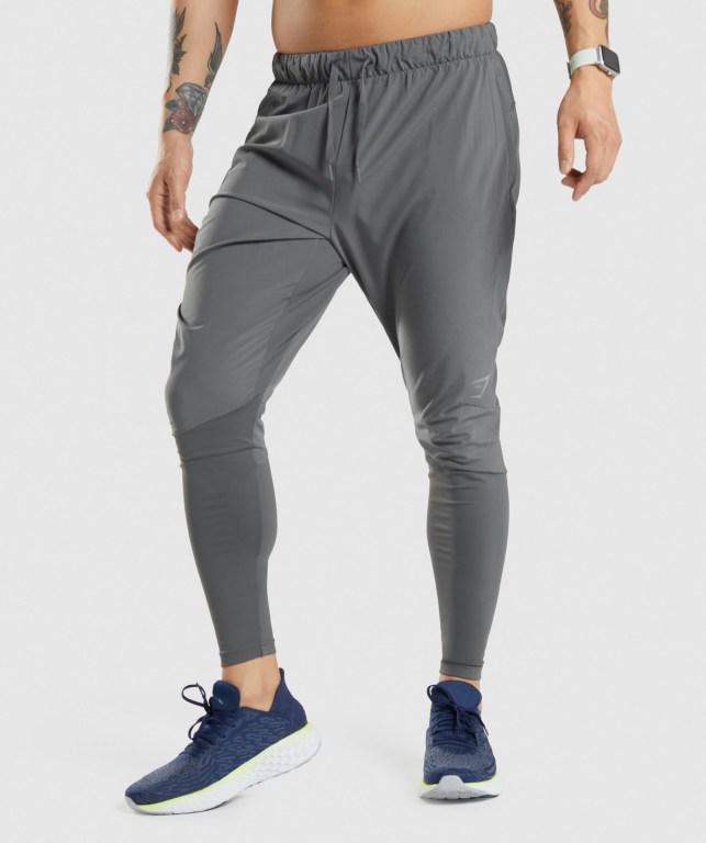 Gymshark Speed Men\'s Joggers Grey | UAE-24RUAO