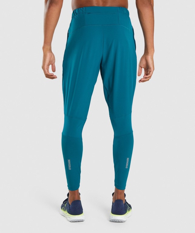 Gymshark Speed Men's Joggers Turquoise | UAE-82OKPF