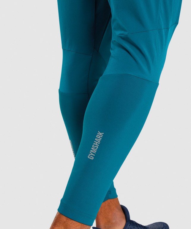 Gymshark Speed Men's Joggers Turquoise | UAE-82OKPF