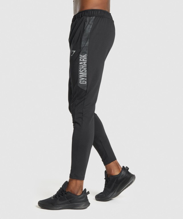 Gymshark Sport Men's Joggers Black | UAE-91UMYS