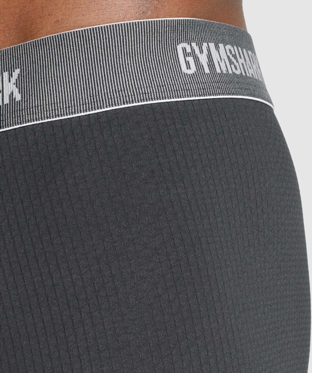 Gymshark Sports Tech Boxers 2pk Men's Underwear Black | UAE-64XSNE