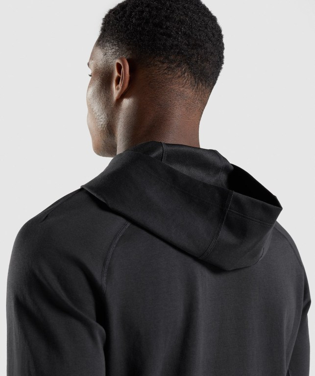 Gymshark Studio Men's Hoodies Black | UAE-21TPNL