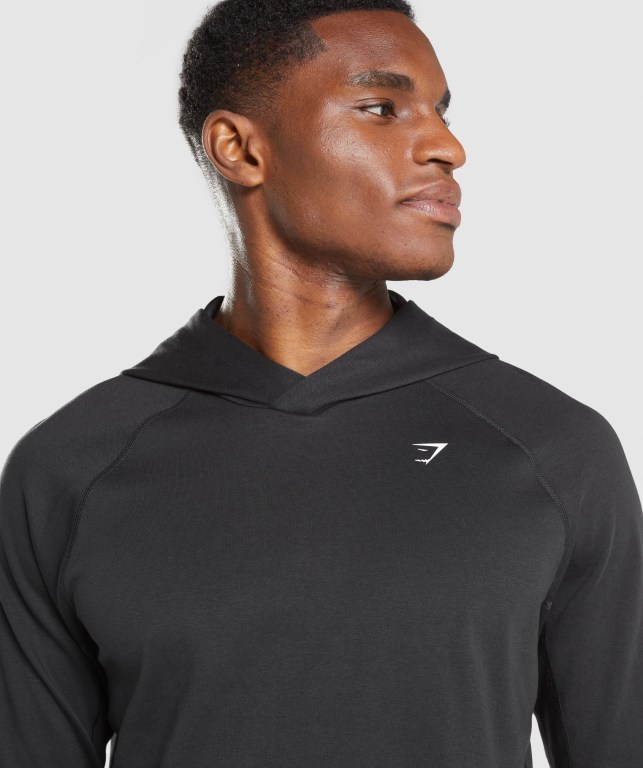 Gymshark Studio Men's Hoodies Black | UAE-21TPNL