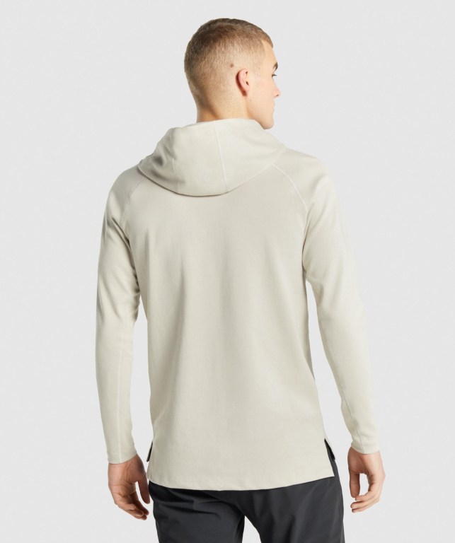 Gymshark Studio Men's Hoodies Grey | UAE-85GXIC