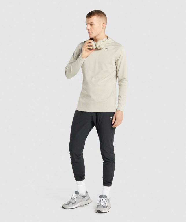 Gymshark Studio Men's Hoodies Grey | UAE-85GXIC