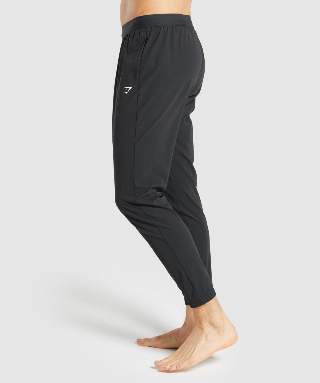 Gymshark Studio Men's Joggers Black | UAE-25KELH