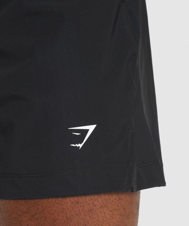 Gymshark Studio Men's Shorts Black | UAE-56ALXU