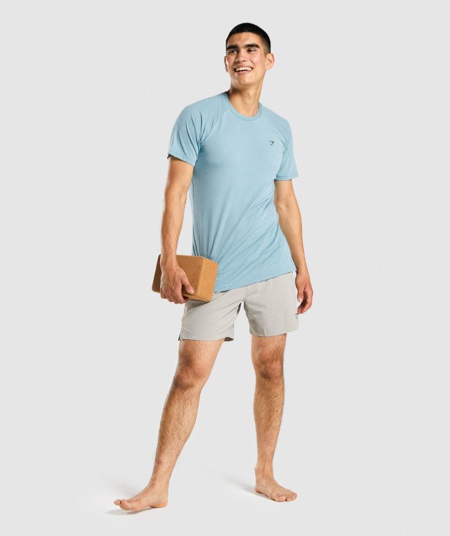 Gymshark Studio Men's Shorts Grey | UAE-40UKBY