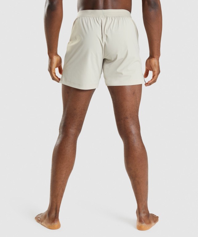 Gymshark Studio Men's Shorts Grey | UAE-59UZHJ