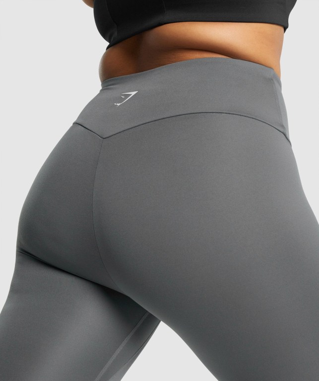 Gymshark Training 7/8 High Waisted Women's Leggings Grey | UAE-38BJZO