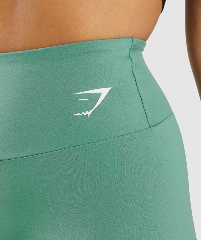 Gymshark Training Cycling Women's Shorts Green | UAE-67LBZG