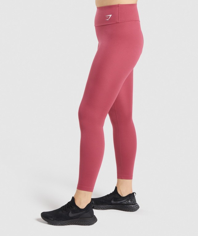 Gymshark Training High Waisted Women's Leggings Pink | UAE-86BAKC